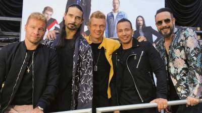La banda estadounidense Backstreet Boys.