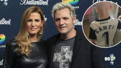 Santiago era uno de los trillizos que el exfutbolista.