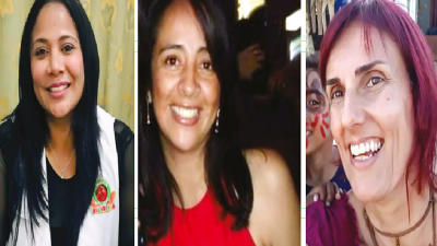 Los rostros de las tres finalistas al Premio Quetglas 2021: Aurora Lizbeth Martínez, Magda Loany Aguilar y Silvia Heredia Martínez.