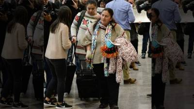María se marchó de EUA el día de Navidad.