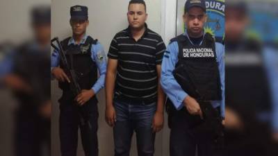 El detenido está encerrado mientras avanzan las indagaciones de la Atic en San Pedro Sula.
