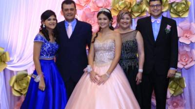 María Fernanda, Omar, Alejandra Nereida, Nereida y Omar Alejandro Díaz.