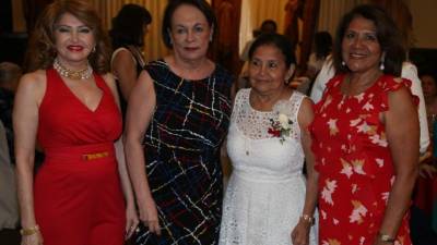 Maritza Lara, Rosario Núñez, Susie Moya y Vilma Karow.