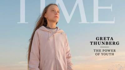 La adolescente sueca Greta Thunberg.