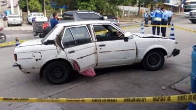 Familiares de René Godoy lo llevaban al hospital cuando murió.