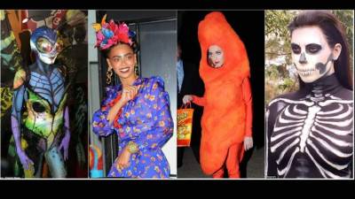 Las estrellas optaron por la originalidad y extravagancia.