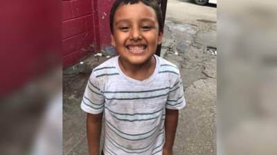 Fotografía en vida del niño víctima del incendio.