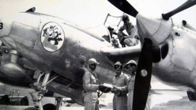 Honduras y El Salvador usaron aviones construidos en Estados Unidos durante la II Guerra Mundial para el conflicto entre ambos países que duró 100 horas. Foto: AFP.