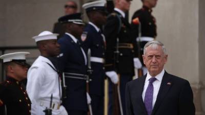 El secretario de Defensa estadounidense, James Mattis. AFP