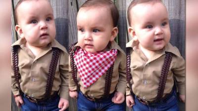 Issac Budde tiene nueve meses de edad y nació en Estados Unidos. Sus padres son hondureños nacidos en La Lima.