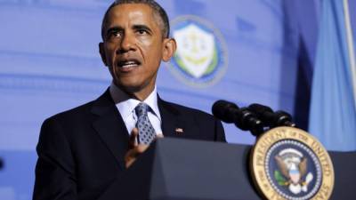 Barack Obama no asistió a la marcha celebrada en París este domingo tras el ataque terrorista de la semana pasada contra el semanario satírico Charlie Hebdo.