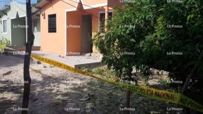 Esta es la casa de habitación donde ocurrió la explosión.