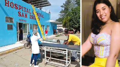 Deylin Polanco, fue llevada aún con vida al hospital San Isidro muriendo poco después.