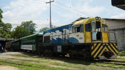 Tren del Ferrocarril Nacional de Honduras.