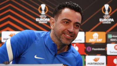 Xavi Hernández en la rueda de prensa de este miércoles previo al Barcelona vs Galatasaray que se realizará el jueves por la Europa League.