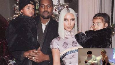 Kanye West y Kim Kardashian dieron la bienvenida a su tercer hijo el 15 de enero de este año.// foto redes.