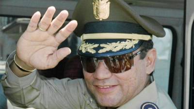 El general panameño Manuel Antonio Noriega en una foto del 31 de agosto de 1989. Foto: AFP
