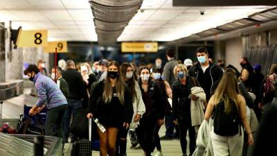 En el aeropuerto de Denver, Colorado, en Estados Unidos, el 24 de noviembre de 2020.