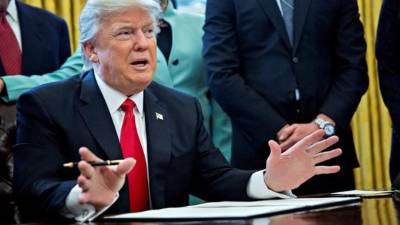 Donald Trump, presidente de los Estados Unidos.