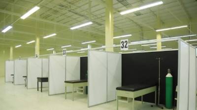 El triaje tendrá capacidad para atender a 1,200 personas.