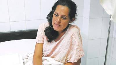 La mujer de 24 años estuvo internada en el Materno Infantil de Tegucigalpa.