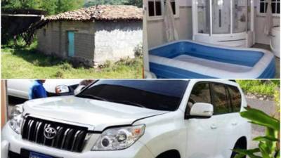 La Fiscalía les bloqueó cuentas bancarias e incautó una camioneta nueva adquirida en 2013 y pagada con dinero en efectivo por 37,800 dólares. Foto tomada del Diario de Hoy.