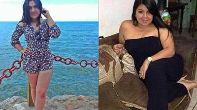 Imágenes en vida de Marlen María Andrade y Daryela Alejandra Flores.