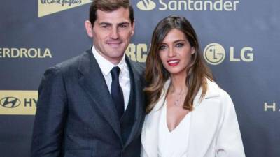 Iker Casillas y su esposa, Sara Carbonero.