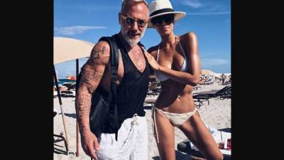 Gianluca Vacchi y Ariadna Gutiérrez. Foto: Instagram