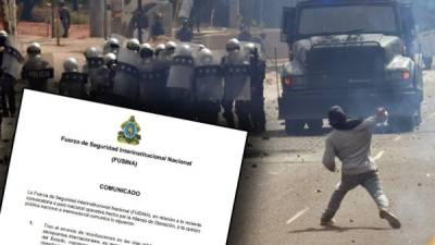 Fusina emitió la advertencia en respuesta al anuncio de protestas de la Alianza de Oposición.