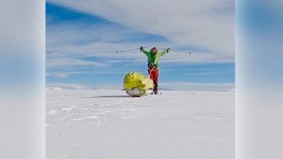 El estadounidense Colin O'Brady de 33 años. Foto: Instagram