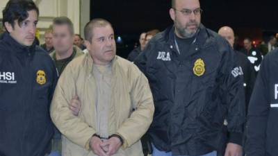 Joaquín Guzmán Loera permanece recluido en una prisión de los Estados Unidos.