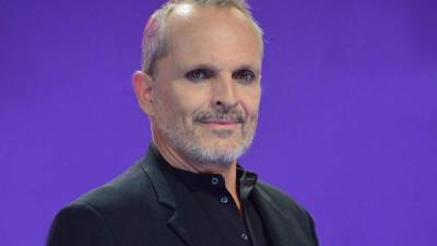 El cantante español Miguel Bosé.