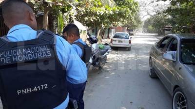 Lugar de la escena del crimen.