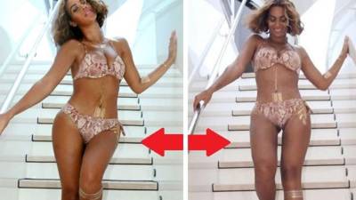 Beyoncé ha sido acusado de abusar del Photoshop.