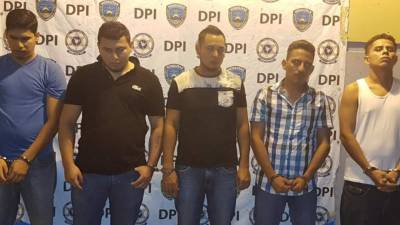 Los detenidos fueron capturados dentro de una vivienda.