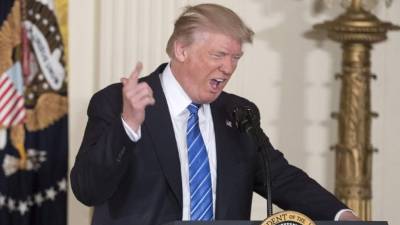 En la imagen, el presidente de los Estados Unidos, Donald Trump. EFE/Archivo