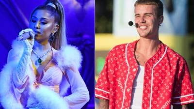 Ariana Grande y Justin Bieber.
