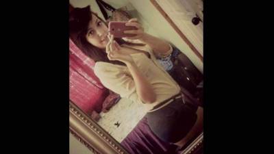 Keren Gáleas (20) portaba en el cuello un rosario dorado cuando fue encontrado su cadáver.