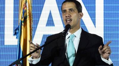Juan Guaidó, presidente interino de Venezuela.
