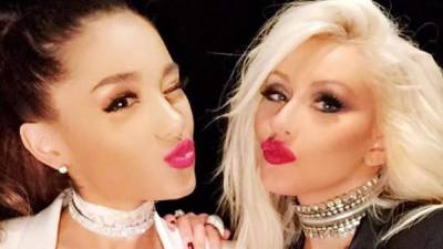 Christina Aguilera y Ariana Grande. /Instagram