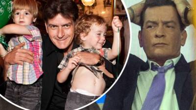 Padre de cinco niños (tres niñas y dos niños), Charlie Sheen tiene que enfrentar la dura batalla que su padre enfrenta con el VIH. Ninguno de los pequeños tiene la enfermedad.