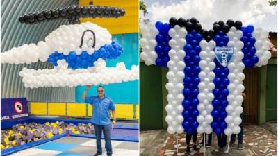 Las creaciones del emprendedor hondureño causan asombro entre sus clientes.