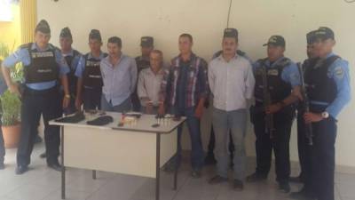 Detenidos en el departamento de Ocotepeque, específicamente en el municipio de La Encarnación.