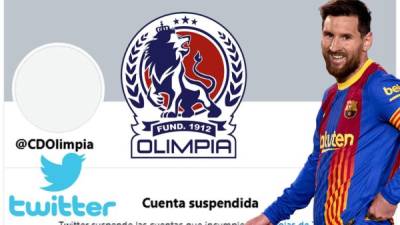 El Olimpia se quedó, temporalmente, sin su cuenta oficial de Twitter por haber incumplido las normas de esta red social.