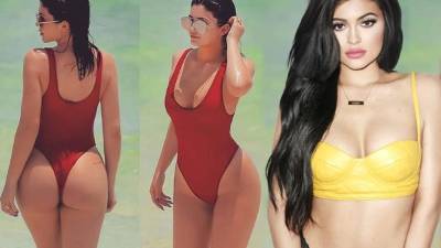 Kylie Jenner en sus vacaciones.