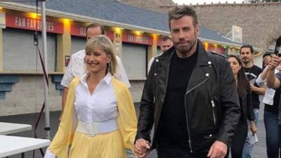John Travolta y Olivia Newton-John. Foto: Instagram