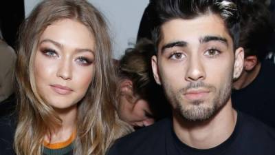 La modelo Gigi Hadid y el cantante Zayn Malik.