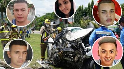 El trágico accidente ocurrió ayer frente a la aldea Bijao, municipio de Choloma.