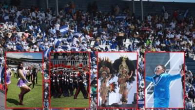 El estadio Nacional fue escenario una vez más de coloridas presentaciones en el cumpleaños de la Patria.